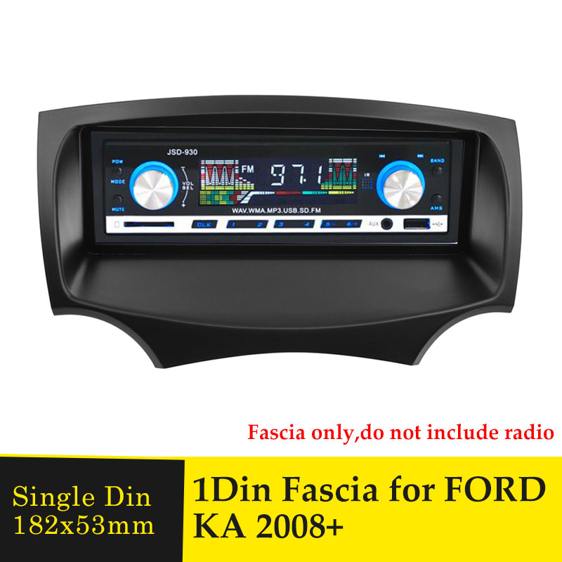 One Din Car Audio Fascia Radio GPS DVD ÷̾  ׷ CD г  Ʈ ġ Ʈ ŰƮ ,  KA 2008-2016